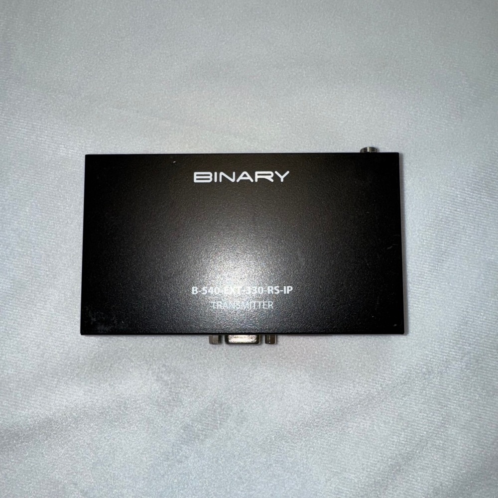Binary B-540-EXT-330-RS-IP Transmitter‎ HDBaseT Ethernet HDMI RS-232 Unit Only